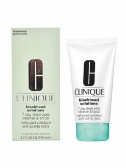 Angebote 😍 Pflege & Parfum Clinique Blackhead Solutions 7 Day Deep Pore Cleanse Und Scrub 125ml Günstig Kaufen 🤩 -Clinique Kosmetik Verkäufe clinique blackhead solutions 7 day deep pore cleanse und scrub 125ml 6